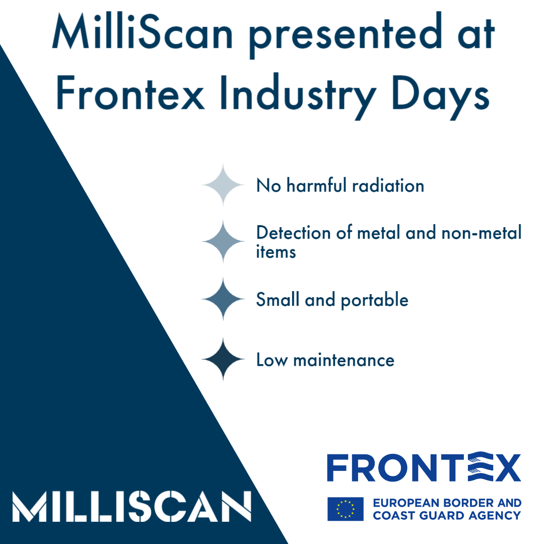 MilliScan body scanner presentation at Frontex, People screening solution, security screening